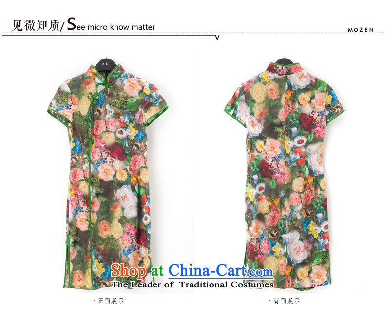 Wood, an improved cheongsam dress really fall 2015 installed new women's stylish stretch of Sau San Silk Dresses 53302 00 suit Xxl(b) picture, prices, brand platters! The elections are supplied in the national character of distribution, so action, buy now enjoy more preferential! As soon as possible.