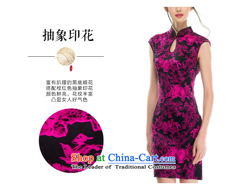 The 2015 autumn wood really new women's silk cheongsam dress 42719 stamp 18 PINK XL Photo, prices, brand platters! The elections are supplied in the national character of distribution, so action, buy now enjoy more preferential! As soon as possible.