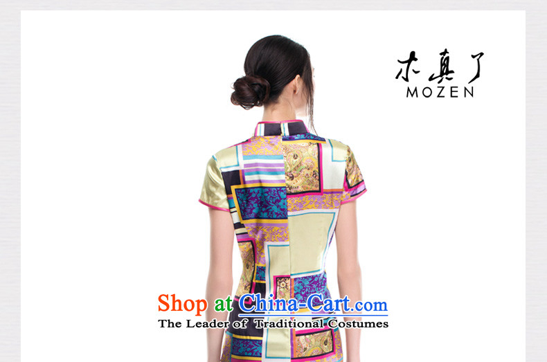 Wood, an improved cheongsam dress really fall 2015 installed new women's stylish stretch of Sau San Silk Dresses 53319 00 suit L photo, prices, brand platters! The elections are supplied in the national character of distribution, so action, buy now enjoy more preferential! As soon as possible.