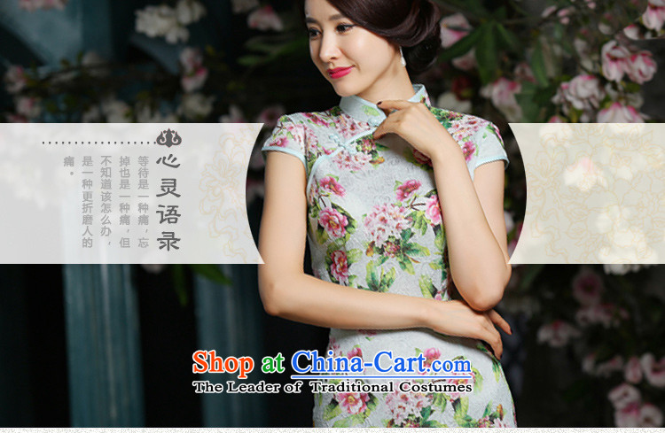 In the autumn of 2015, the cross-sa Ling new cheongsam dress summer Stylish retro improved cheongsam look short-sleeved cheongsam dress XL Photo, prices, brand platters! The elections are supplied in the national character of distribution, so action, buy now enjoy more preferential! As soon as possible.