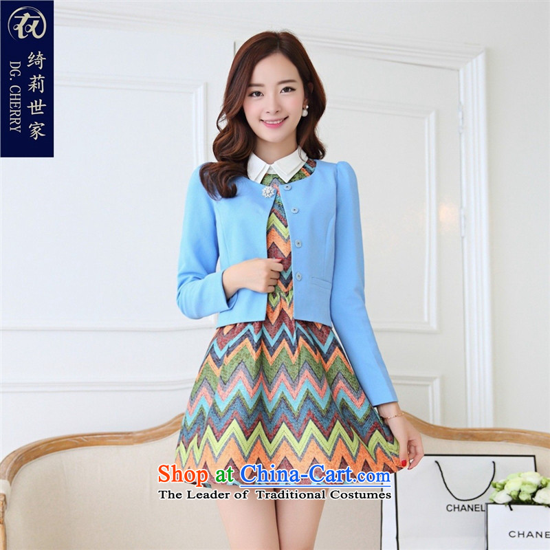 Orange Tysan * Two kits to brooches in the autumn of 2015, of the new women's temperament ladies casual female SMDR525 blue (sent) XL,A.J.BB,,, brooches shopping on the Internet