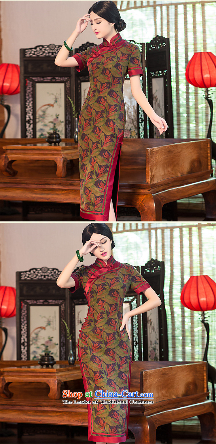 Chinese Classic summer-new high-precious silk-lb cloud yarn qipao retro improvement of Sau San daily picture color M brand, prices, picture platters! The elections are supplied in the national character of distribution, so action, buy now enjoy more preferential! As soon as possible.
