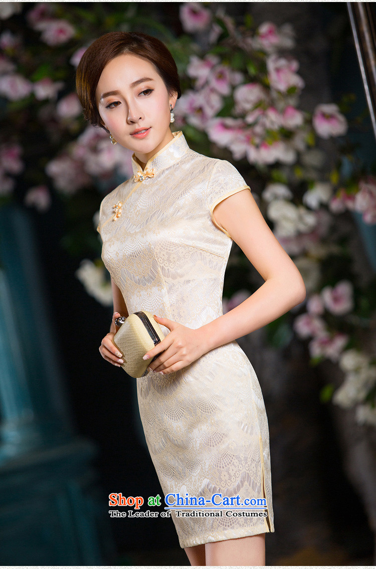 The Cold Rain 2015 歆 lace cheongsam dress summer new retro Sau San video thin cheongsam dress short cheongsam dress QD 213 M picture, prices, brand platters! The elections are supplied in the national character of distribution, so action, buy now enjoy more preferential! As soon as possible.