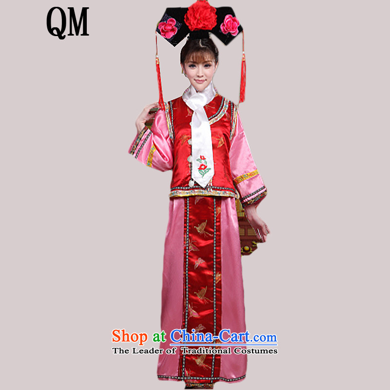 At the end of Light Classical Han-Princess Huan Zhu Qing Hong Kong-Those Han-ancient palace lock bead curtain flag services for women of the Manchurian Palace clothing CX4 ), both adult green light at the end of the code has been pressed shopping on the I