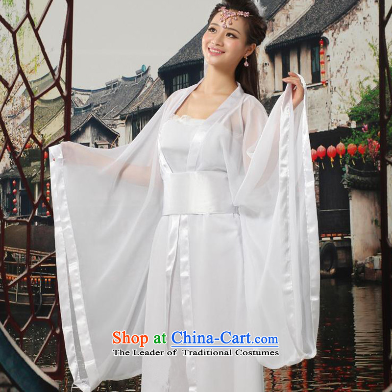 At the end of Light Classical Han-Tang dynasty ancient Han-Princess women CX7 cosplay costumes white breast 85 shallow end shopping on the Internet has been pressed.