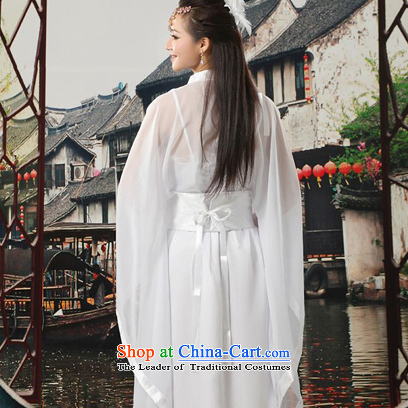 At the end of Light Classical Han-Tang dynasty ancient Han-Princess women CX7 cosplay costumes white breast 85 shallow end shopping on the Internet has been pressed.