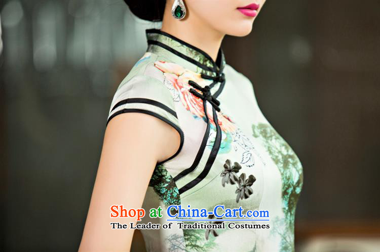 The new Silk Cheongsam fashionable lady dresses retro style qipao suit XL Photo, prices, brand platters! The elections are supplied in the national character of distribution, so action, buy now enjoy more preferential! As soon as possible.