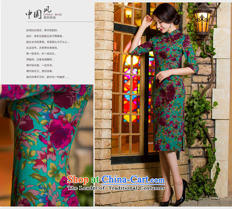 Load the autumn 2015 domain and the new graphics in thin cuff Sau San larger linen long skirt cheongsam dress N321C9036 Samui Orchid S picture, prices, brand platters! The elections are supplied in the national character of distribution, so action, buy now enjoy more preferential! As soon as possible.