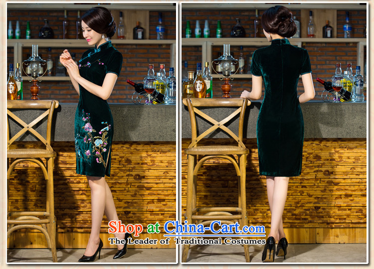 Lin says the new MOM 2015 wedding Kim scouring pads retro dresses cheongsam dress improved skirt B 212 wine red S picture, prices, brand platters! The elections are supplied in the national character of distribution, so action, buy now enjoy more preferential! As soon as possible.