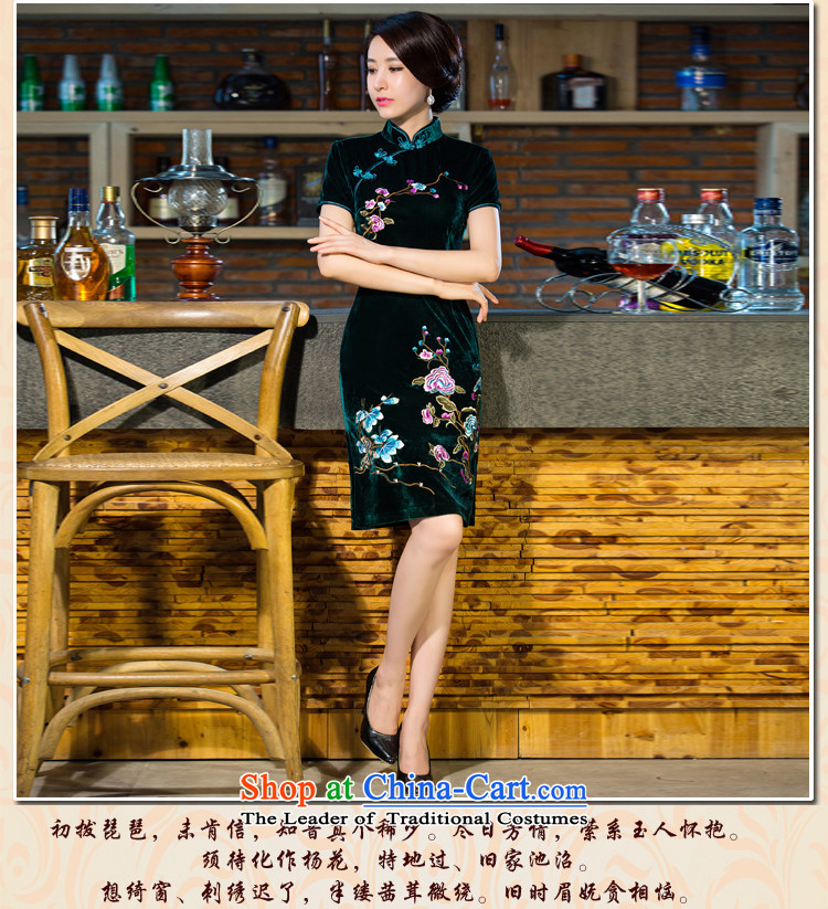Lin says the new MOM 2015 wedding Kim scouring pads retro dresses cheongsam dress improved skirt B 212 wine red S picture, prices, brand platters! The elections are supplied in the national character of distribution, so action, buy now enjoy more preferential! As soon as possible.