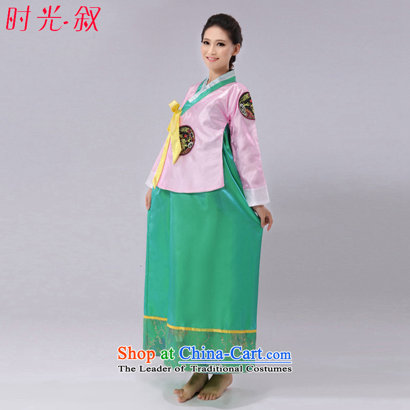 Time Syrian women's ancient Korean traditional Korean clothes cos female Korean national clothes, Ms. embroidered photo album dance performances to green buildings have code for time Syrian.... 160-175cm, shopping on the Internet
