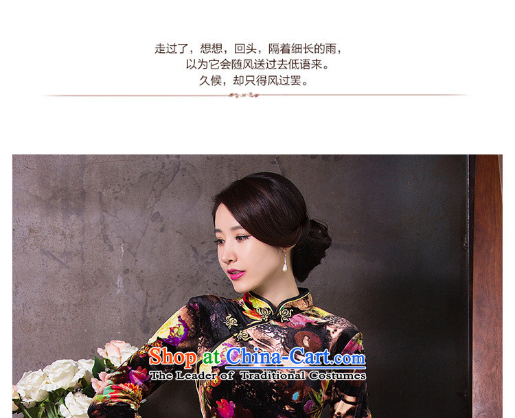 There is also a grand celebration Ms. Optimize Replace autumn cheongsam dress retro improved new temperament MOM 2015 replacing qipao gown sm6550 skirt picture color pictures, prices, XXL brand platters! The elections are supplied in the national character of distribution, so action, buy now enjoy more preferential! As soon as possible.