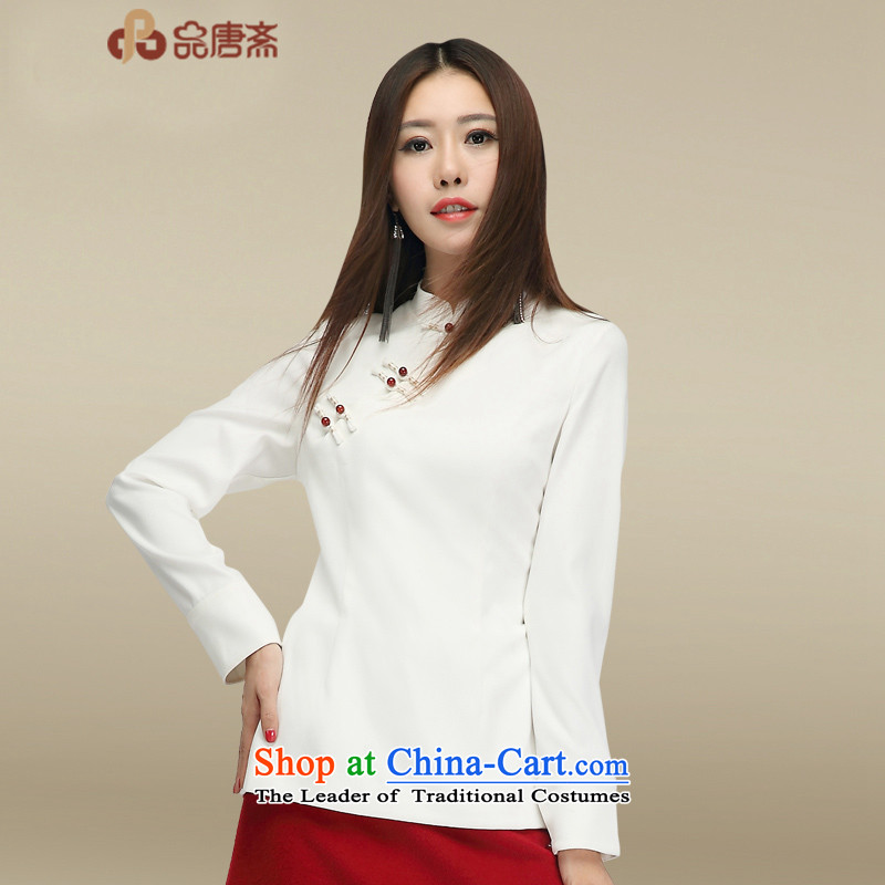 Tang Tang Dynasty Ramadan No. female?2015 Autumn new ethnic Chinese retro, improved picture color T-shirt qipao?L