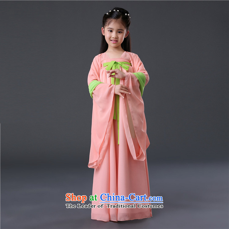The Syrian children costume early childhood time pink fairies children Han-girl scholar, the services will start with the girl child children wearing aprons Goodfriend Deodorant Powder Pink fairies 120CM, time Syrian shopping on the Internet has been pres