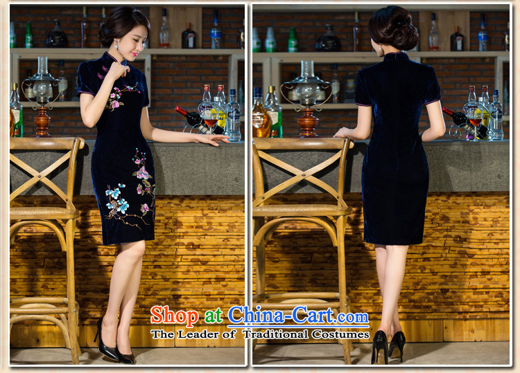 The Champs Elysees Beauty of 2015 new moms wedding Kim scouring pads retro dresses cheongsam dress improved black skirt XXXL picture, prices, brand platters! The elections are supplied in the national character of distribution, so action, buy now enjoy more preferential! As soon as possible.