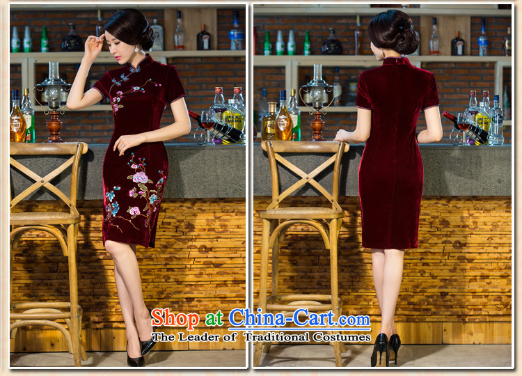 The Champs Elysees Beauty of 2015 new moms wedding Kim scouring pads retro dresses cheongsam dress improved black skirt XXXL picture, prices, brand platters! The elections are supplied in the national character of distribution, so action, buy now enjoy more preferential! As soon as possible.