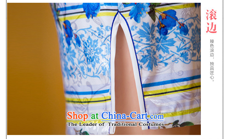 Time Syrian Chinese qipao 2015 new stylish improved female skirt temperament video thin package 