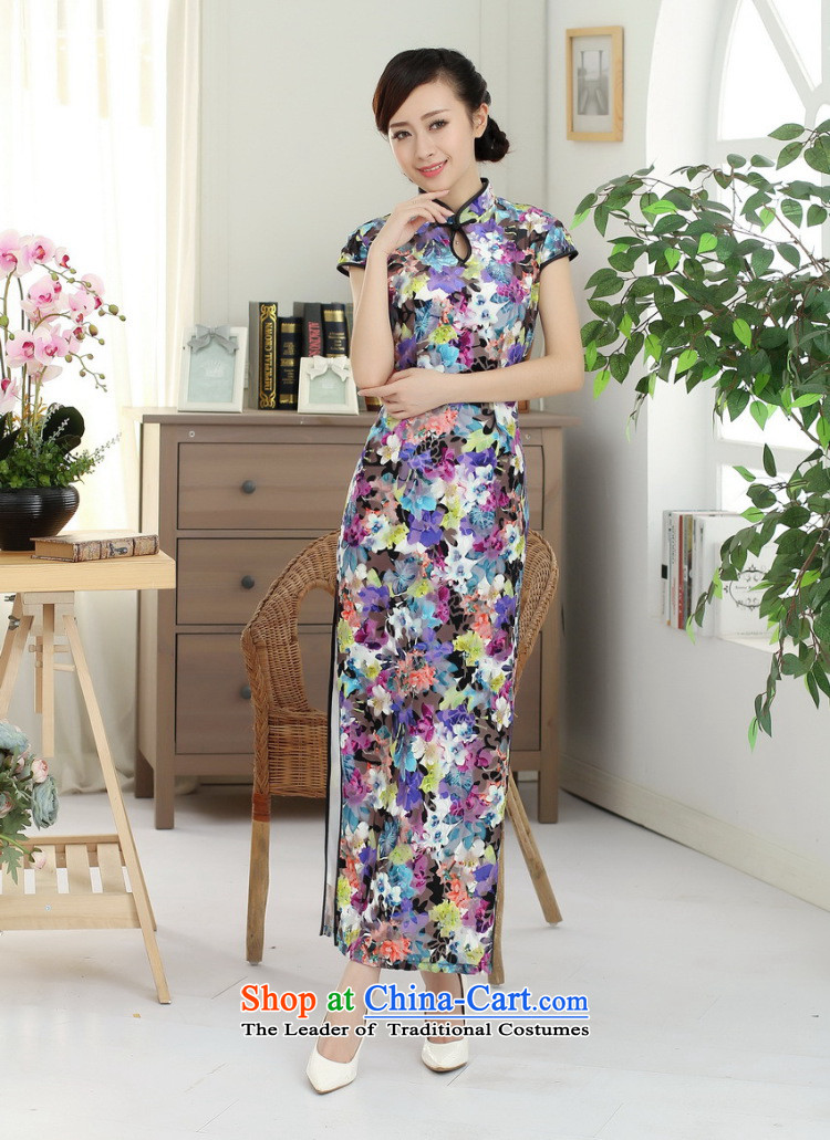 Find new women's Sophie Chinese qipao and long elegant beauty collar really improved scouring pads long skirt dress e heart 2XL Photo, prices, brand platters! The elections are supplied in the national character of distribution, so action, buy now enjoy more preferential! As soon as possible.
