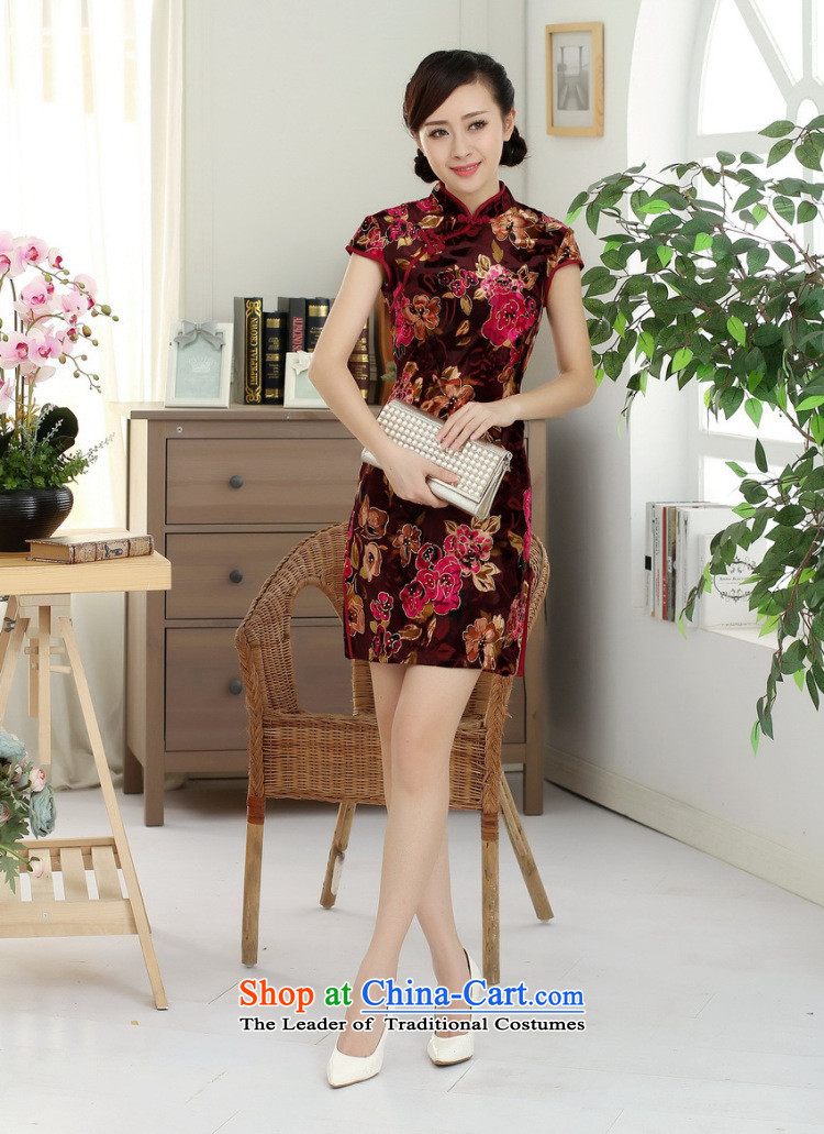 Find new women's Sophie Chinese improved Stretch Wool poster stylish Kim Classic short-sleeved short cheongsam dress all XL Photo, prices, brand platters! The elections are supplied in the national character of distribution, so action, buy now enjoy more preferential! As soon as possible.