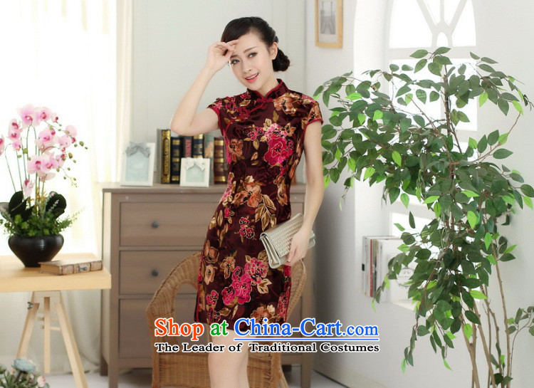Find new women's Sophie Chinese improved Stretch Wool poster stylish Kim Classic short-sleeved short cheongsam dress all XL Photo, prices, brand platters! The elections are supplied in the national character of distribution, so action, buy now enjoy more preferential! As soon as possible.