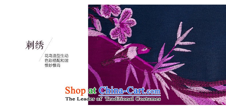 Wood, an improved cheongsam dress really fall 2015 installed new women's retro plane collision color embroidery cheongsam dress 43129 10 Xxl(a) dark picture, prices, brand platters! The elections are supplied in the national character of distribution, so action, buy now enjoy more preferential! As soon as possible.