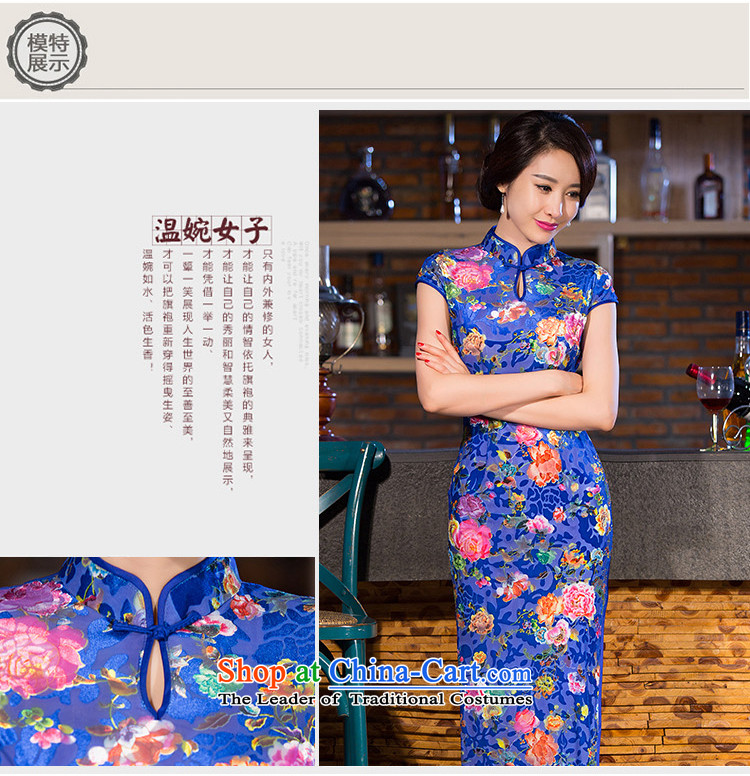 Yuan of rain in temperament new skirt qipao autumn 2015 replacing retro improved cheongsam dress in the ordinary course of qipao long QD253 picture color pictures, prices, XXL brand platters! The elections are supplied in the national character of distribution, so action, buy now enjoy more preferential! As soon as possible.