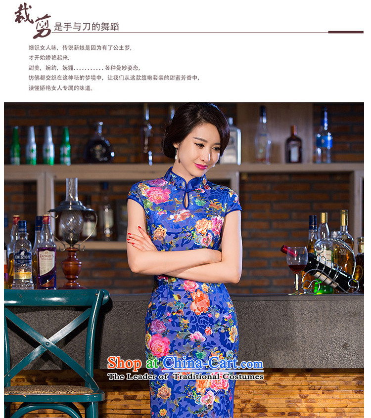 Yuan of rain in temperament new skirt qipao autumn 2015 replacing retro improved cheongsam dress in the ordinary course of qipao long QD253 picture color pictures, prices, XXL brand platters! The elections are supplied in the national character of distribution, so action, buy now enjoy more preferential! As soon as possible.