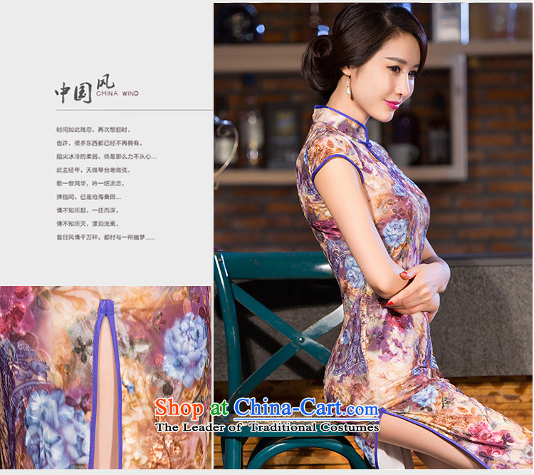 Yuan of Samuel cycle in 2015 temperament cheongsam dress up of daily new improved qipao gown QD255 long qipao picture color S picture, prices, brand platters! The elections are supplied in the national character of distribution, so action, buy now enjoy more preferential! As soon as possible.