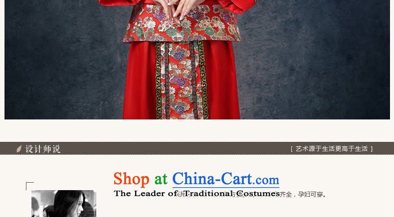 Bathing in the Chinese bows services-soo Yiu Wo Service 2 Piece Collar ramp up long-sleeved female autumn and winter long long skirt the dragon use larger alignment to Foutune of pregnant women and the dragon use su 2 red S breast IN LENGTH AND 84CM photo, prices, brand platters! The elections are supplied in the national character of distribution, so action, buy now enjoy more preferential! As soon as possible.