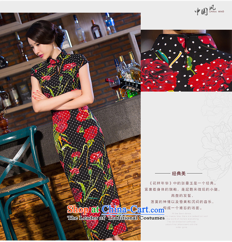 Ink 歆 New Xuan retro America improved cheongsam dress cheongsam dress cheongsam dress Ms. long long QD258 qipao in white L pictures, prices, brand platters! The elections are supplied in the national character of distribution, so action, buy now enjoy more preferential! As soon as possible.