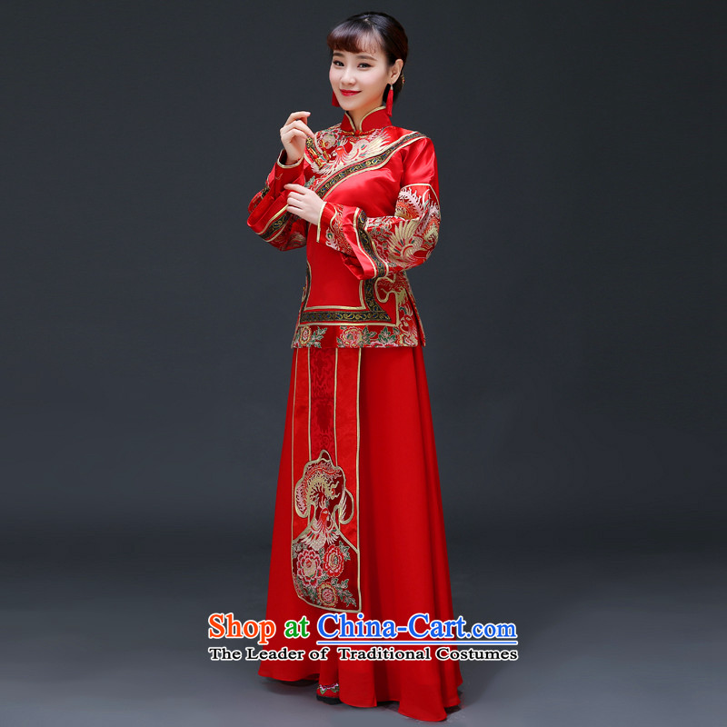 The Royal Advisory Groups to show friendly new Chinese Dress bride hi retro services services use the dragon costume bows cheongsam wedding Bong-Koon-hsia previous Popes are placed a drift Red + Head Ornaments XL chest 106, Royal Advisory has been pressed