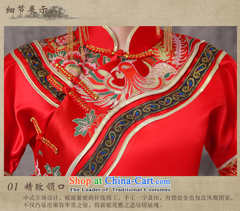 The Royal Advisory Groups to show friendly New Dragon and Phoenix Crown use retro-hsia bows to marry the bride of previous Popes are placed Yi Chinese Dress wedding costume pregnant woman can serve the southern clothes a + model Head Ornaments XL chest 106 pictures, prices, brand platters! The elections are supplied in the national character of distribution, so action, buy now enjoy more preferential! As soon as possible.