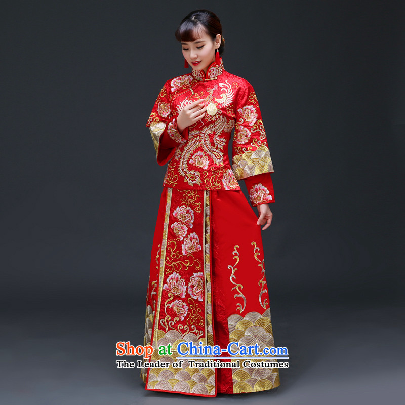 The Royal Advisory Soo-wo service friendly new Chinese wedding dresses bows services to the dragon costume Hei services use the wedding dress Sau Fung Koon-hsia previous Popes are placed and the use of a set of clothes to the Dragon Head Ornaments recomme