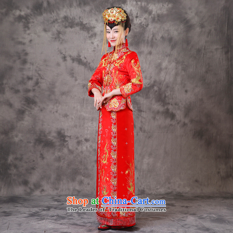 The Royal Advisory Groups to show friendly new bride longfeng use marriage qipao bows services-hi-Chinese wedding dresses Bong-Koon-hsia wedding gown ancient Chinese previous Popes are placed a + model clothes Head Ornaments L 102, the royal chest land ad