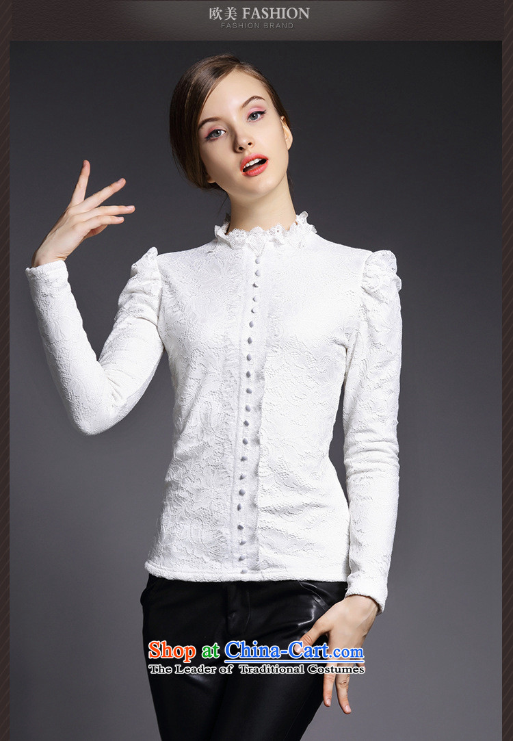 Only the European Apparel site vpro stylish autumn and winter lace long-sleeved shirt with lint-free thick forming the women WN2241 white L picture, prices, brand platters! The elections are supplied in the national character of distribution, so action, buy now enjoy more preferential! As soon as possible.