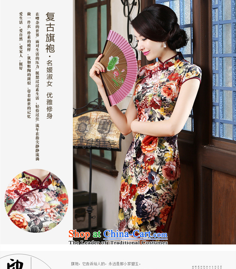 The pro-am new cheongsam dress 2015 Ms. summer daily Sau San Chinese Antique improved short of cheongsam dress suit 2XL Photo, prices, brand platters! The elections are supplied in the national character of distribution, so action, buy now enjoy more preferential! As soon as possible.