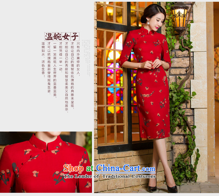 Ancient Evelyn, 2015 Autumn new) video in Sau San retro thin large cuff improvement in the linen long cheongsam dress Samui. XXL picture, prices, brand platters! The elections are supplied in the national character of distribution, so action, buy now enjoy more preferential! As soon as possible.
