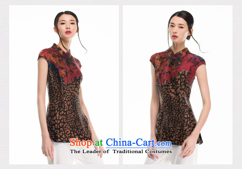 The 2015 autumn wood Really replace new women's Chinese silk shirt 32436 improved 00 tea color pictures, prices, XL brand platters! The elections are supplied in the national character of distribution, so action, buy now enjoy more preferential! As soon as possible.