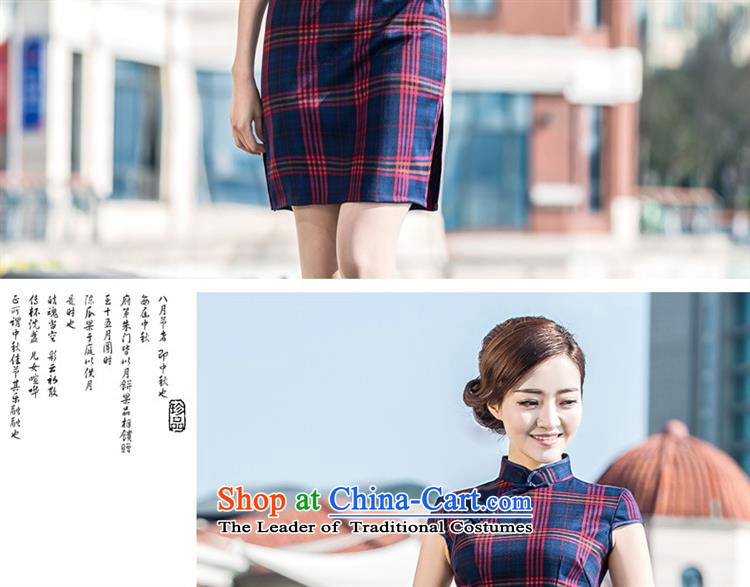 New cheongsam dress 2015 autumn and winter improved Stylish retro latticed qipao everyday dress Sau San Women's thin Graphics Figure L picture, prices, brand platters! The elections are supplied in the national character of distribution, so action, buy now enjoy more preferential! As soon as possible.