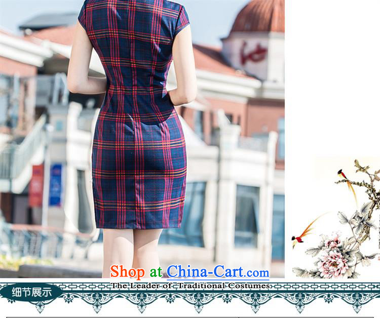 New cheongsam dress 2015 autumn and winter improved Stylish retro latticed qipao everyday dress Sau San Women's thin Graphics Figure L picture, prices, brand platters! The elections are supplied in the national character of distribution, so action, buy now enjoy more preferential! As soon as possible.