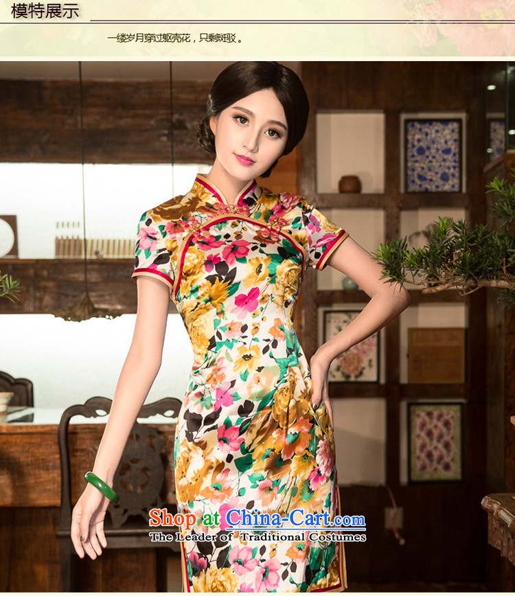 China Ethnic classic autumn and winter new cheongsam dress Stylish decorated Chinese who improved Mr Ronald Tang dynasty female retro-day spent Kam M pictures, prices, brand platters! The elections are supplied in the national character of distribution, so action, buy now enjoy more preferential! As soon as possible.