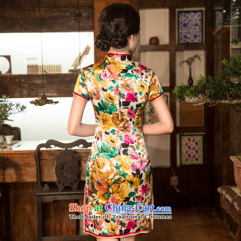 China Ethnic classic autumn and winter new cheongsam dress Stylish decorated Chinese who improved Mr Ronald Tang dynasty female retro-day Kam Wah-M, spend the classic (HUAZUJINGDIAN) , , , shopping on the Internet