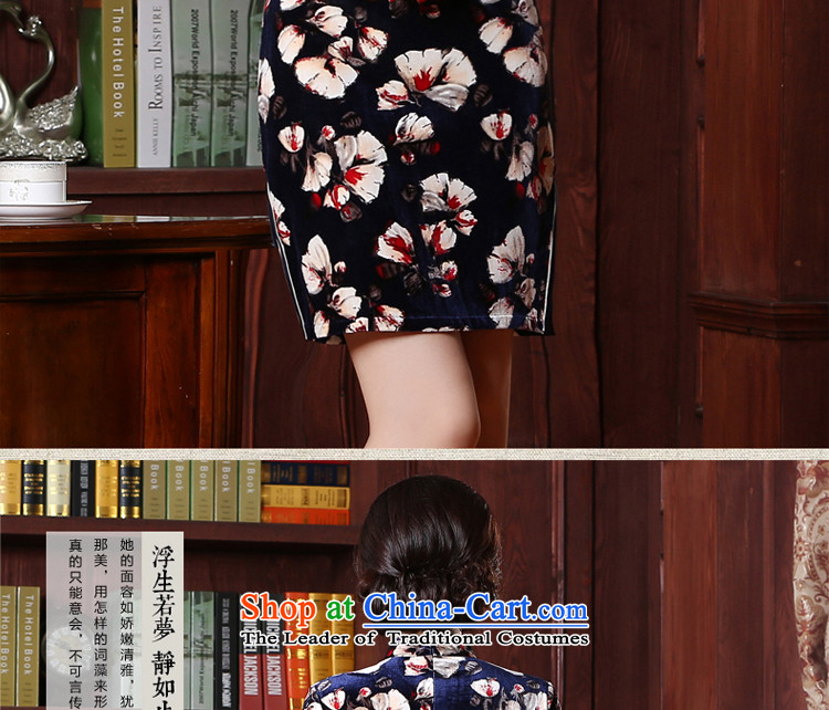 The pro-am scouring pads qipao skirt 2015 new summer daily retro fitted improved qipao mother short skirt women, short, 2XL Photo, prices, brand platters! The elections are supplied in the national character of distribution, so action, buy now enjoy more preferential! As soon as possible.