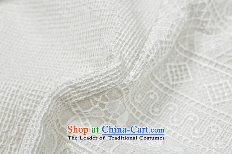 The new 2015 Autumn female Korean round-neck collar stitching tick blossoms silk shirt Ms. Sau San wild 150572 White M picture, prices, brand platters! The elections are supplied in the national character of distribution, so action, buy now enjoy more preferential! As soon as possible.