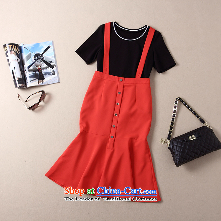 Install the latest Autumn 2015 Hami, Chiu Lai Ying stars with shown in black shirt + red crowsfoot strap skirt two kits B424 Black + Red S picture, prices, brand platters! The elections are supplied in the national character of distribution, so action, buy now enjoy more preferential! As soon as possible.