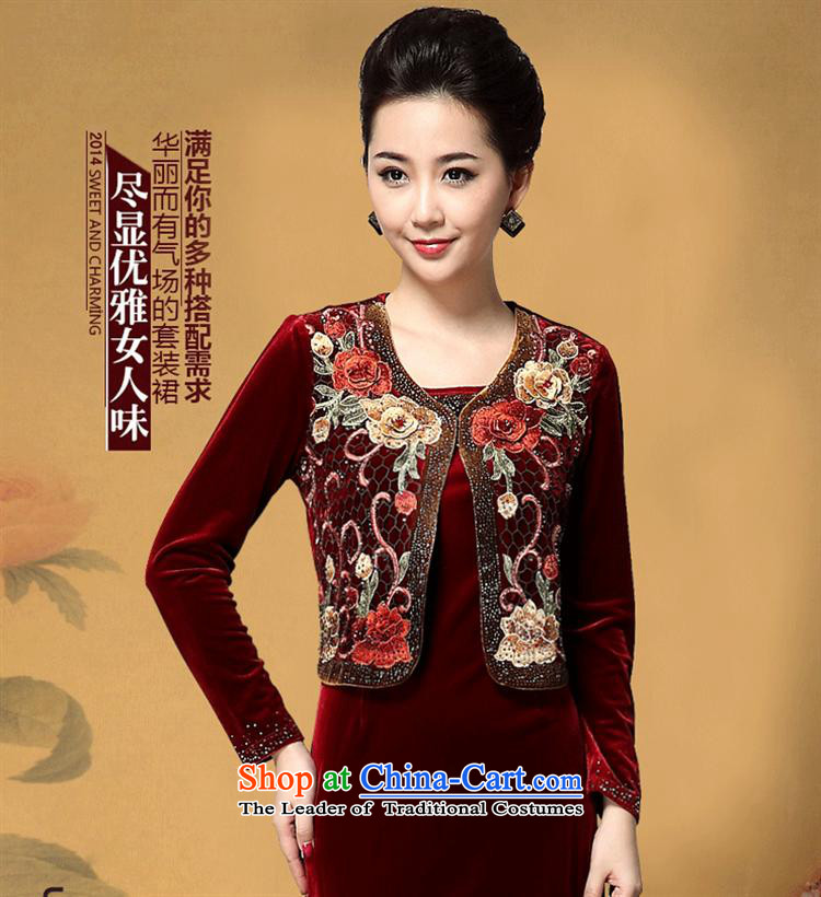 Memnarch 琊 Connie dress with new autumn 2015 wedding wedding ceremony with a high standard, older mother scouring pads two kits dresses violet L picture, prices, brand platters! The elections are supplied in the national character of distribution, so action, buy now enjoy more preferential! As soon as possible.