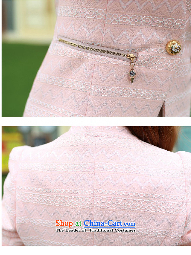 Load the new 2015 Autumn 0700. Party Leader decorated zipper composite lace a grain of small business suit YJ8371 detained pink L picture, prices, brand platters! The elections are supplied in the national character of distribution, so action, buy now enjoy more preferential! As soon as possible.