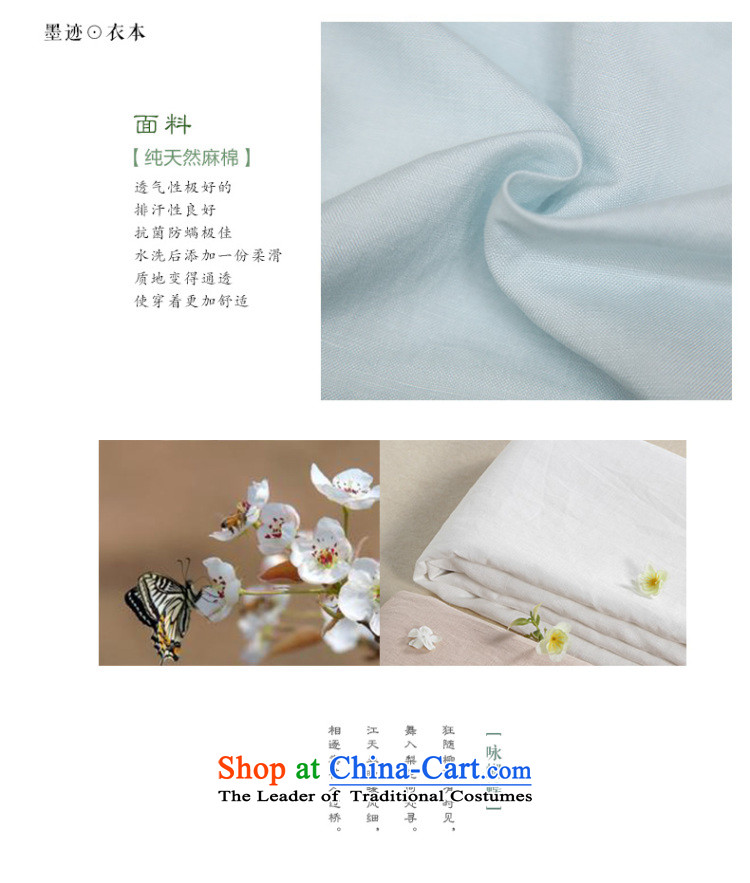 Summer 2015 new ink hand-painted ethnic cotton linen dresses Chinese skirts language arts Han-dresses cyan M picture, prices, brand platters! The elections are supplied in the national character of distribution, so action, buy now enjoy more preferential! As soon as possible.