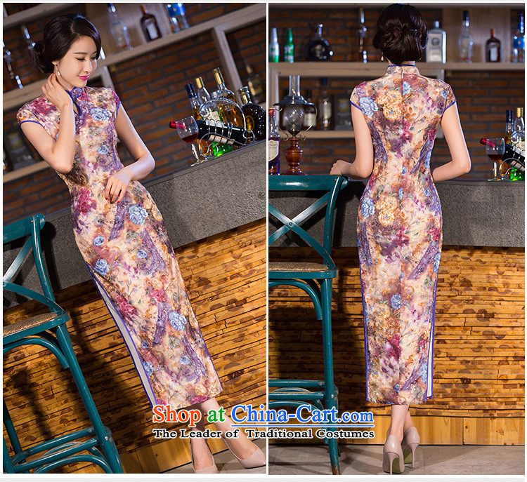 The cross-sa United Yui-cashmere improved cheongsam dress retro cheongsam dress in new long qipao gown autumn replacing qipao Q 255  L pictures, price suit, brand platters! The elections are supplied in the national character of distribution, so action, buy now enjoy more preferential! As soon as possible.