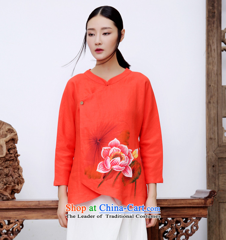 The new summer 2015 ink Tang Dynasty Chinese Han-retro ethnic cotton linen clothes loose brown - pre-sale three days - XL Photo, prices, brand platters! The elections are supplied in the national character of distribution, so action, buy now enjoy more preferential! As soon as possible.